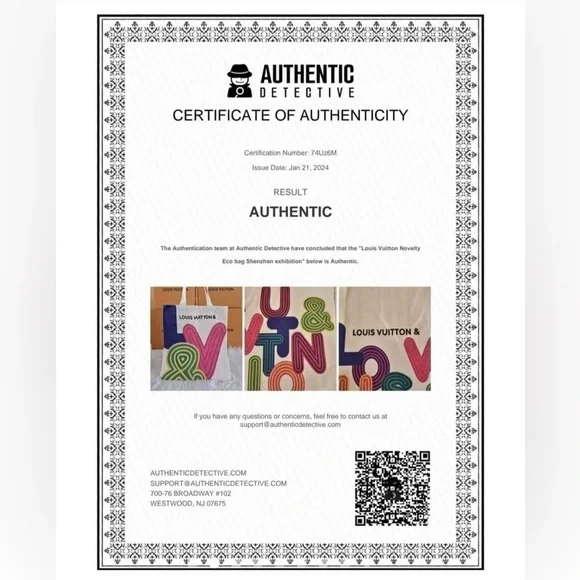 Louis Vuitton White and Blue Tote with Colorful Design - Picture 2 of 11